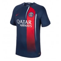 Koszulka piłkarska Paris Saint-Germain Kylian Mbappe #7 Strój Domowy 2023-24 tanio Krótki Rękaw